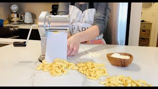 How to make Homemade Cavatelli with the Demetra Cavatelli Pasta Maker [upl. by Hamehseer]