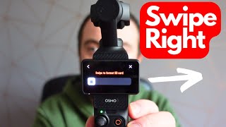 HOW to FORMAT the SD Card DJI OSMO POCKET 3 [upl. by Wan]