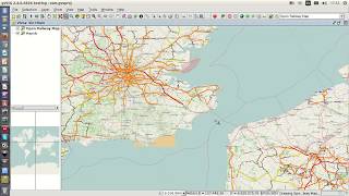 Open railway map in gvSIG Desktop [upl. by Flessel]