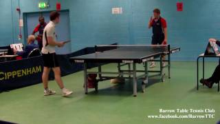 Scott Crawford vs Mark Smith British League Table Tennis 2010 [upl. by Hayward]