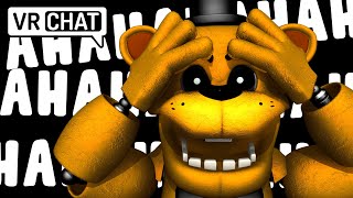 Golden Freddy Is A PSYCHOPATH Now in VRChat [upl. by Llerehc]