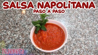 Salsa Napolitana  Pasta de Tomate  IDEAL PARA PASTA Y PIZZA [upl. by Pasadis]