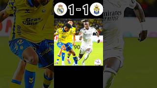 Real Madrid 1  1 UD Las Palmas  Highlights Laliga 202425💥⚽ football youtube shorts [upl. by Ahsauqal]