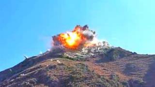 HUGE JDAM BOMB STRIKES TALIBAN POSITION [upl. by Aicirtan116]