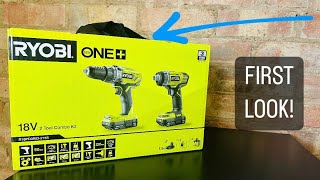 Cordless Combi Drill amp Impact Driver Ryobi 18V ONE  Unboxing 😊 [upl. by Nuris]