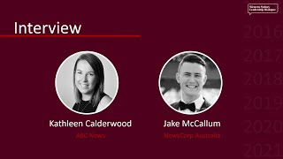 Partnership Gala Dinner 2022  Kathleen Calderwood amp Jake McCallum  Interview [upl. by Klinges]