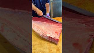 Expensive Big Tuna Block Cutting food seafood tuna taiwan [upl. by Yaakov]