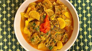 Mula With Shutki Bhuna Recipe [upl. by Jervis]