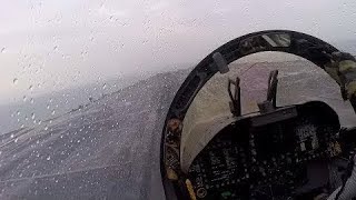 Dangerous Takeoff Launching From an Aircraft Carrier [upl. by Janeta]