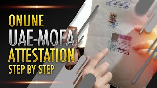 MOFA ONLINE ATTESTATION  STEP BY STEP 2020 [upl. by Conlan]