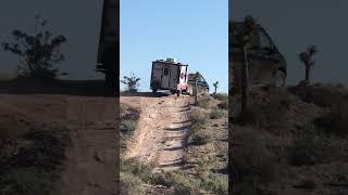 Metris camper towing SunLite 16BH in Gold Butte National Monument [upl. by Christan]