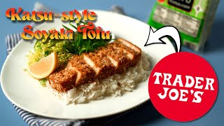 How to Make Crispy Tofu Katsu  Trader Joe’s Soyaki Tofu Recipe [upl. by Ayom]