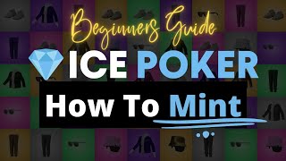 How To Mint Ice Poker Play To Earn Decentral Games [upl. by Ardnot]