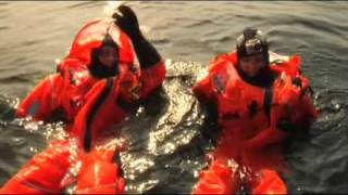 Helly Hansen Survival Suit testing in Norway [upl. by Holbrooke]