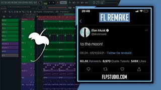 Jnr Choi  To the moon Drill Remix TikTok FL Studio Remake [upl. by Philoo]