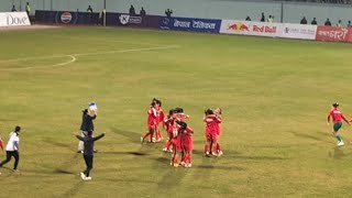 Nepal vs India  Penalty Shoot out  SAFF womens championship semi final [upl. by Remas]