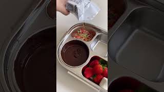 Pack my snack with me asmr snacks chocolate bento dessert easyrecipe satisfying aesthetic [upl. by Dilly525]