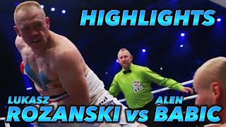 LUKASZ ROZANSKI VS ALEN BABIC HIGHLIGHTS  BOXING [upl. by Yurik]