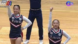 LETRAN CHEERING SQUAD 2024 SZN 100 letranbasketball arribaletran [upl. by Gerdeen]