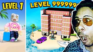 I Built a MAX LEVEL HOTEL TYCOON in Roblox [upl. by Aseen54]