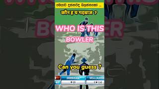 Best bowling in Cricket 💖🤗 Can you guess who   කව්ද මේ බෝර්ලස්  यह बोरलास कौन है [upl. by Alhak]