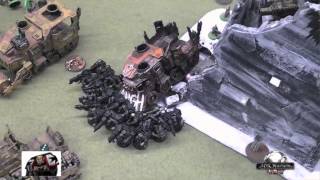 Warhammer40K Battle Report Dark Eldar vs Orks [upl. by Mila]