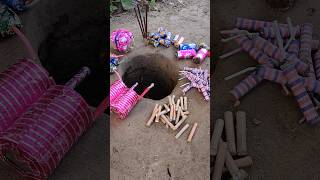 Different Types of Diwali Crackers Testing In Hole  पानी पानी Sound  महाबली बम  KIT KAT  Bullet [upl. by Elnora]