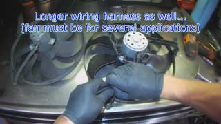 VW A4 Large radiator fan replacement [upl. by Hertz]