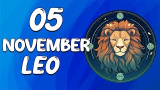 Daily Horoscope  LEO ♌ November 05 2024 ♌ horoscope for today [upl. by Callahan]