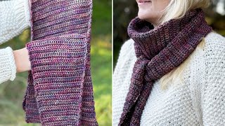 How To Crochet A Skinny Scarf [upl. by Ahsha92]