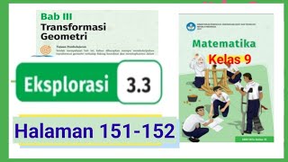 Eksplorasi 33 halaman 151152 matematika kelas 9  IX Bab 3 kurikulum merdeka GUcilchaNEL1964 [upl. by Siusan]