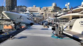 Monaco Walking Tour 11 October ProvenceAlpesCôte dAzur France 4K 60fps [upl. by Estelle877]