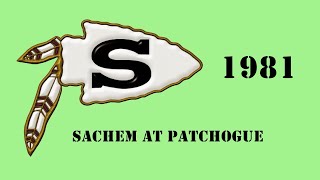 Sachem Football at PatchogueMedford  1981 [upl. by Absa]