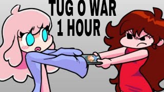 TUG O WAR Song FNF vs Cloud Senpais Fangirl [upl. by Etom]