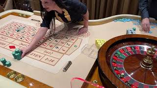 Dealing casino roulette game procedures with real action roulette training casino [upl. by Aoniak]