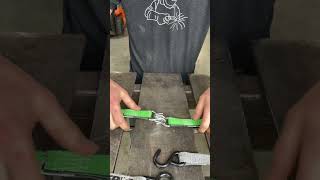 Do you know this trick to link ratchet straps ratchetstrap tipsandtricks [upl. by Einama]