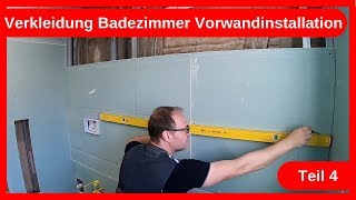 Vorwandinstallation Umbau Badezimmer im Altbau Teil 4  Trockenbau  Altbausanierung DIY [upl. by Hylton]