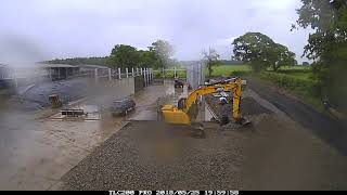 Silage Pit Construction Time lapse [upl. by Nieberg]