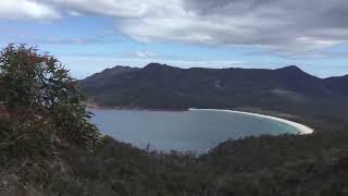 Wineglass Bay Lookout I Day 1 of 5 Day Tour in … [upl. by Annaes360]