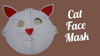 cat face mask makingeasy mask makinganimal face mask [upl. by Anastasius]