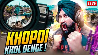 KHOPDI KHOL DENGE  BGMI LIVE  GTXPREET PUBG LIVE [upl. by Coward]