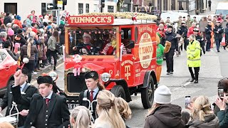 Edinburgh Christmas Santa Parade 2022 [upl. by Uot]