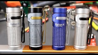 Baton 4 Ecosystem Titanium Fighter Pilot edition Perun Mini compatible case more lumens [upl. by Eninahpets]