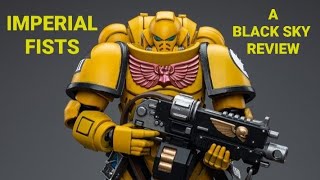 Joytoy Warhammer 40k Imperial Fists Intercessor V2 118 Scale Action Figure Review [upl. by Akcir960]