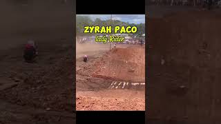 LADY RIDER ZYRAH PACO subscribe motocross shortvideo short [upl. by Margaretta]