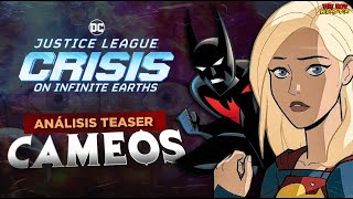 CAMEOS BATMAN BEYOND y ¿SACRIFICIO de KARA  JL Crisis Parte 2 Análsis teorías explicación teaser [upl. by Ranson]