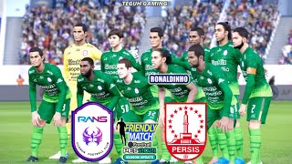 PES 2021 INDONESIA  RANS CILEGON FC VS PERSIS SOLO DEBUT RONALDINHO GAMEPLAY [upl. by Vittoria]