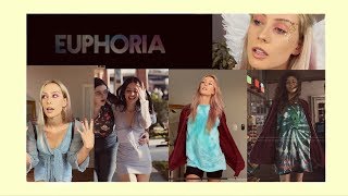 Euphoria HBO  Turning myself into characters from Euphoria [upl. by Leede]