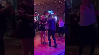 Me Olivia Canillas Dancing Salsa at MAMA RABBIT Lounge Park MGM Every Thursday Latin Night 9pm2am [upl. by Htaek]