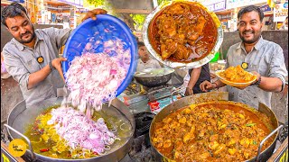 Mukherjee Nagar Chacha Bhatija Selling Cheapest Tawa Chicken Rs 70 Only l Delhi Food Tour [upl. by Trumann]